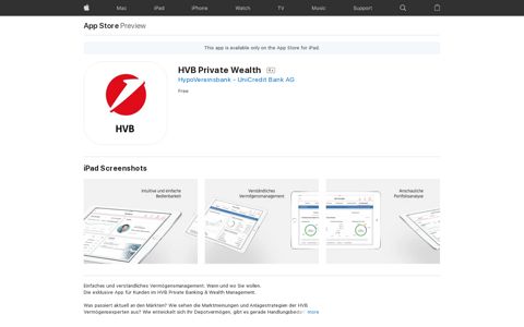 ‎HVB Private Wealth on the App Store