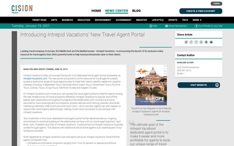 Introducing Intrepid Vacations' New Travel Agent Portal