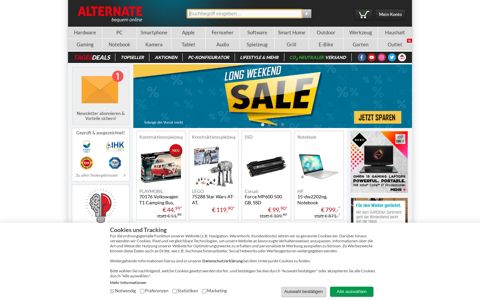 Elektronik & mehr online kaufen | ALTERNATE Online Shop