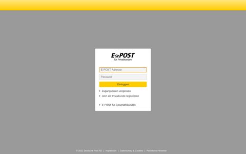 E-POST-Portal