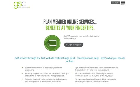 Plan Member Online Services - Greenshield Student Centre