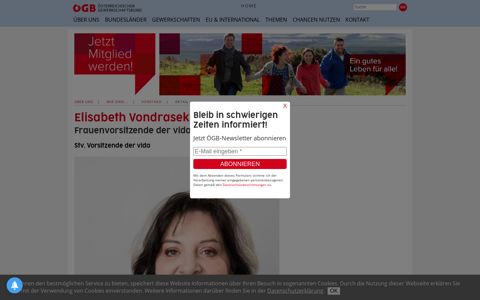Elisabeth Vondrasek - Österreichischer Gewerkschaftsbund