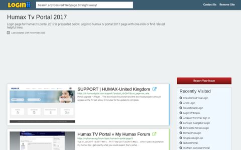 Humax Tv Portal 2017 - Loginii.com