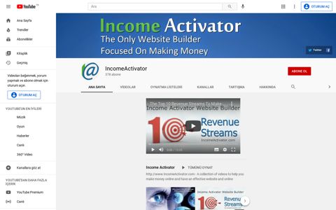 IncomeActivator - YouTube