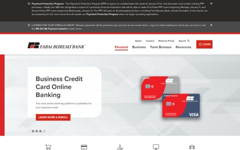 Farm Bureau Bank | Accounts | Loans | Credit Cards
