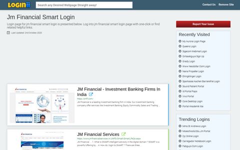 Jm Financial Smart Login - Loginii.com