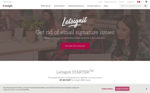 Letsignit | Get rid of email signature issues | Insight Canada