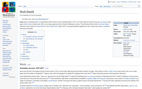 Hush (band) - Wikipedia