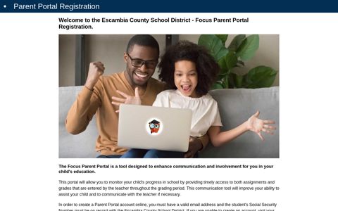 Focus Parent Portal Registration - Escambia County School ...