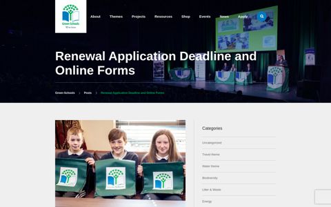 Renewal Application Deadline and Online Forms – Green ...