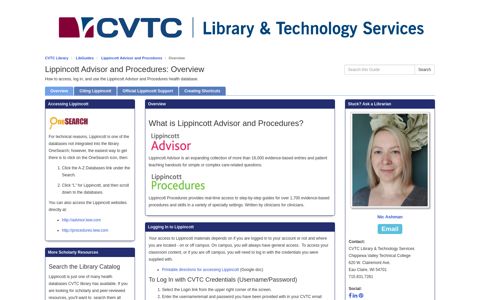 Overview - Lippincott Advisor and Procedures - LibGuides at ...