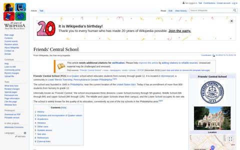 Friends' Central School - Wikipedia