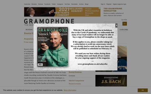 Rossini Ermione - Review | Gramophone