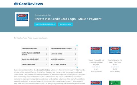 Sheetz Visa Credit Card Login | Make a Payment