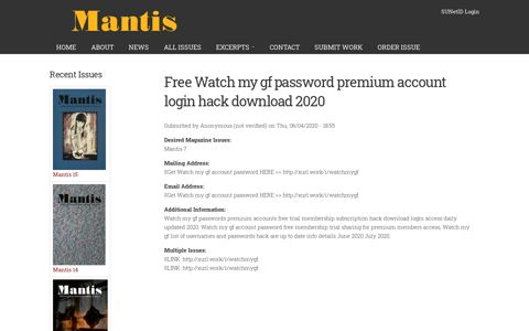 Free Watch my gf password premium account login hack ...