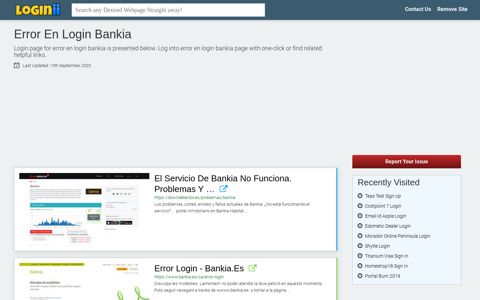 Error En Login Bankia - Loginii.com