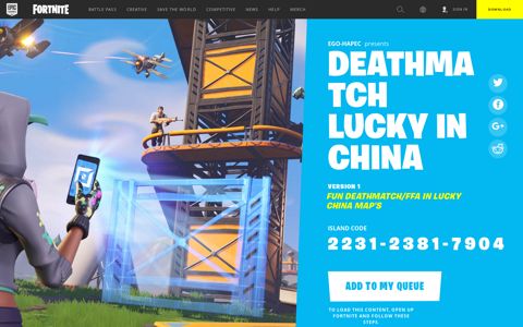[ego-hapec] Deathmatch Lucky in china - Epic Games Store
