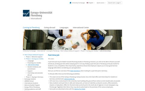 Jobs & Internships - Europa-Universität Flensburg (EUF)