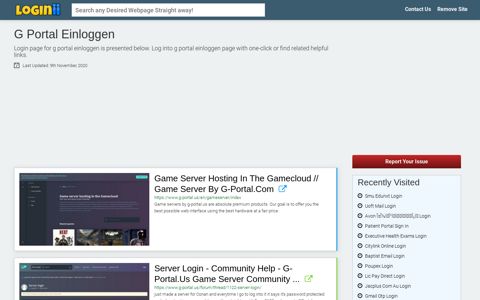 G Portal Einloggen - Loginii.com