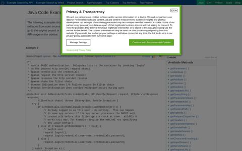 javax.servlet.http.HttpServletRequest#login - Program Creek