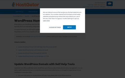 WordPress Home Fix | HostGator Support