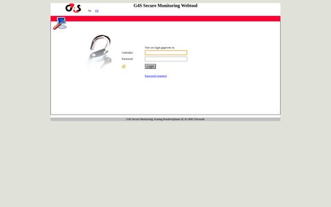 G4S Secure Monitoring - Login