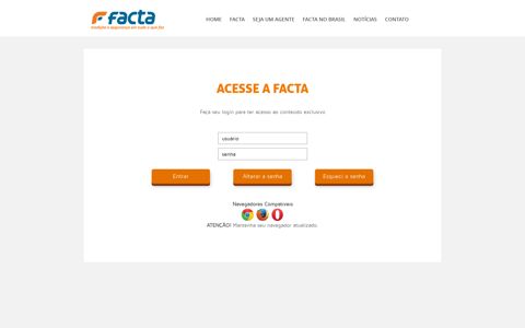 Login WebFacta