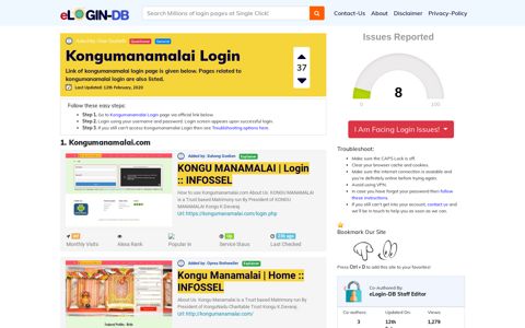Kongumanamalai Login - A database full of login pages from ...