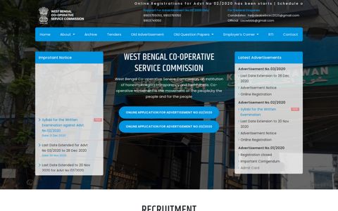 West bengal Co-operative Service Commission