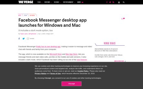 Facebook Messenger desktop app launches for Windows and ...