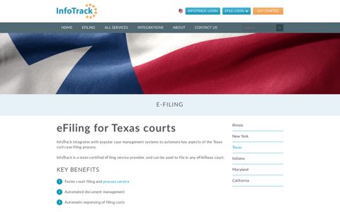 eFiling for Texas courts - InfoTrack