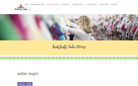 seller-login | KidStuff Children's Consignment Sales
