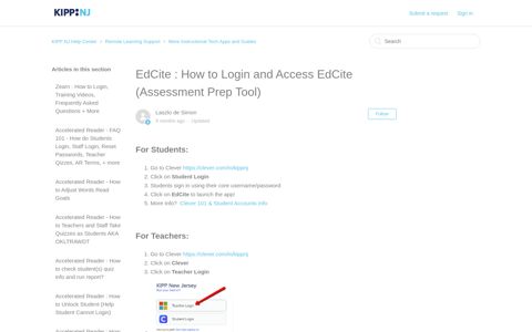 EdCite : How to Login and Access EdCite (Assessment Prep ...