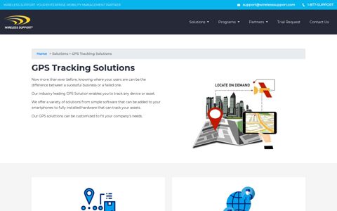 GPS Tracking Solutions - Wireless Support
