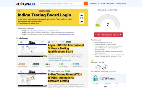 Indian Testing Board Login - login login login login 0 Views