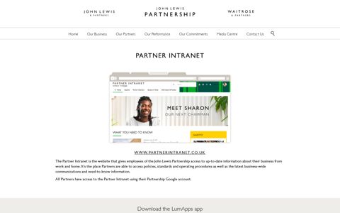 Partner Intranet - John Lewis Partnership