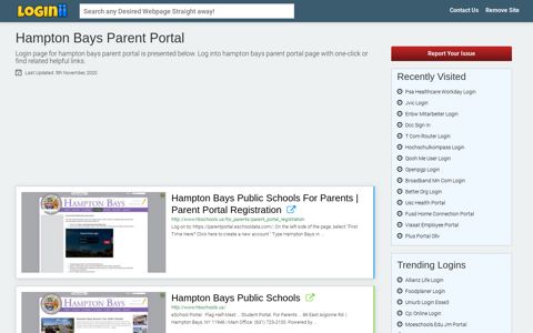 Hampton Bays Parent Portal - Loginii.com