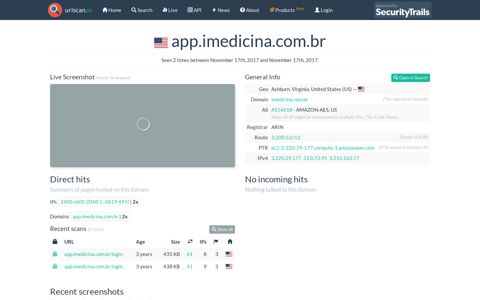 app.imedicina.com.br - urlscan.io