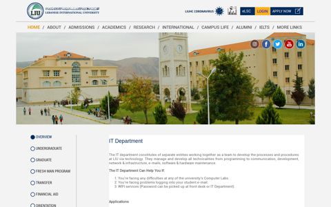 IT Department - LIU