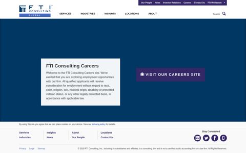 FTI Consulting Careers | Students | Professionals | Employment