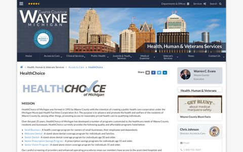 HealthChoice | Health, Human & Veterans Services