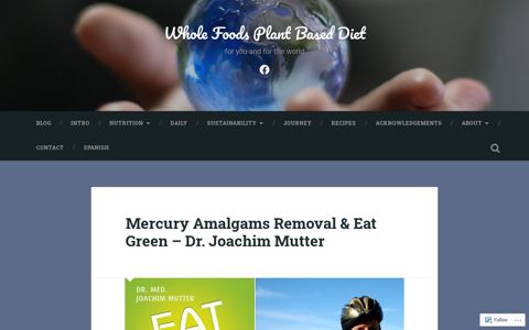 Mercury Amalgams Removal & Eat Green – Dr. Joachim Mutter