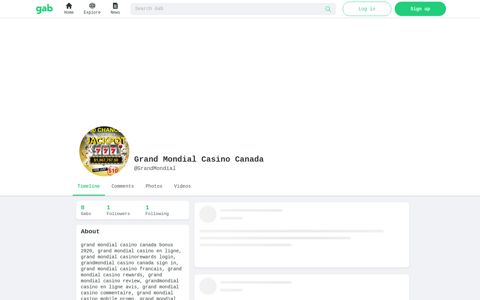 Grand Mondial Casino Canada (@GrandMondial) / Gab Social