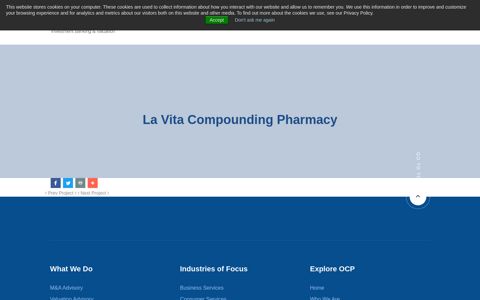 La Vita Compounding Pharmacy - Objective Capital Partners