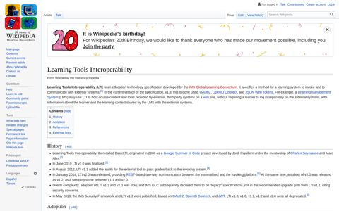 Learning Tools Interoperability - Wikipedia