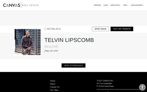 Telvin Lipscomb - Agent - Canvas Real Estate