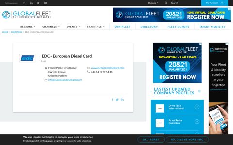 EDC - European Diesel Card | Global Fleet