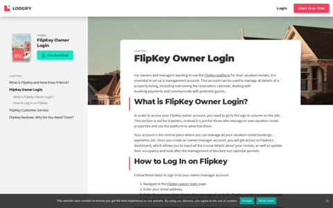 FlipKey Owner Login - Lodgify