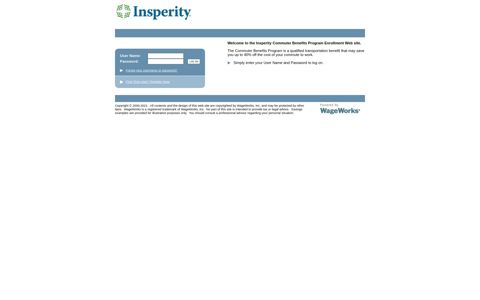 Insperity - Participant Login