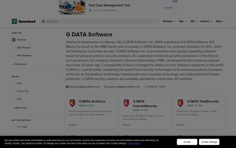 G DATA Software - CNET Download